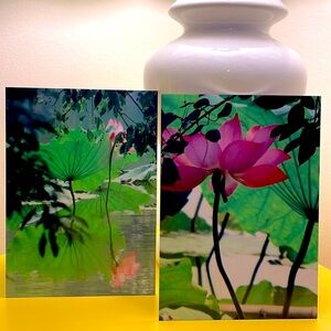 NEW in packaging Original Metal Art prints bundle of 2 “5X7 "  photo of W…